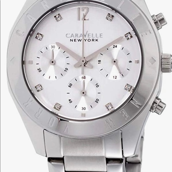 Ladies Carvelle New York chronograph watch - Picture 2 of 3